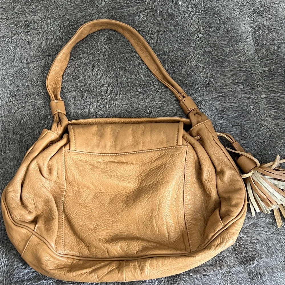 See By Chloe Tan Leather Hobo Bag